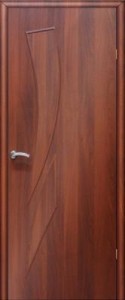 Дверь ламинированная Стрелец  ГЛ итальянский орех
