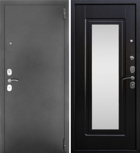 Дверь металлическая Тайгер Дива с зеркалом