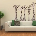 Наклейка Африканские жирафы