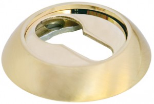 Накладка на ключевой цилиндр матовое золото Морелли 