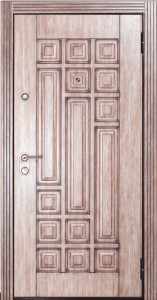 Дверь металлическая Бульдорс-Lux 25 Р3(фрез.мдф/фрез.мдф)